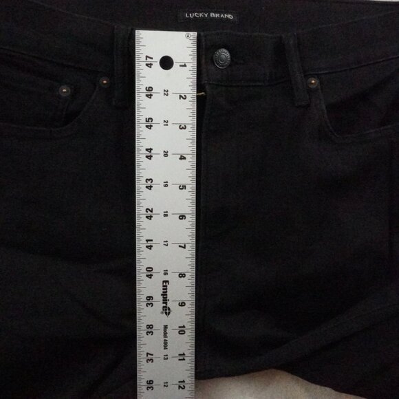 Lucky Brand 223 Straight Leg Jean mens 34x30 Black Denim - Picture 8 of 12